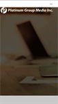Mobile Screenshot of platinumgroupmedia.com